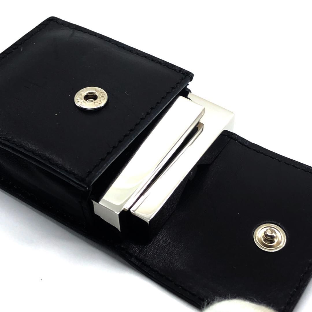 美品・電池交換済・レザーケース付】GUCCI グッチ／トラベルクロック