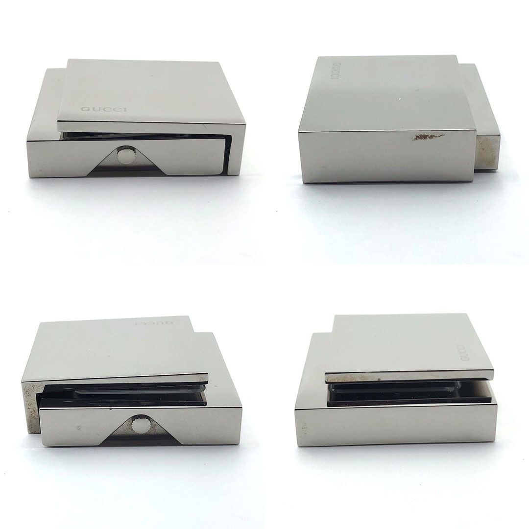 美品・電池交換済・レザーケース付】GUCCI グッチ／トラベルクロック