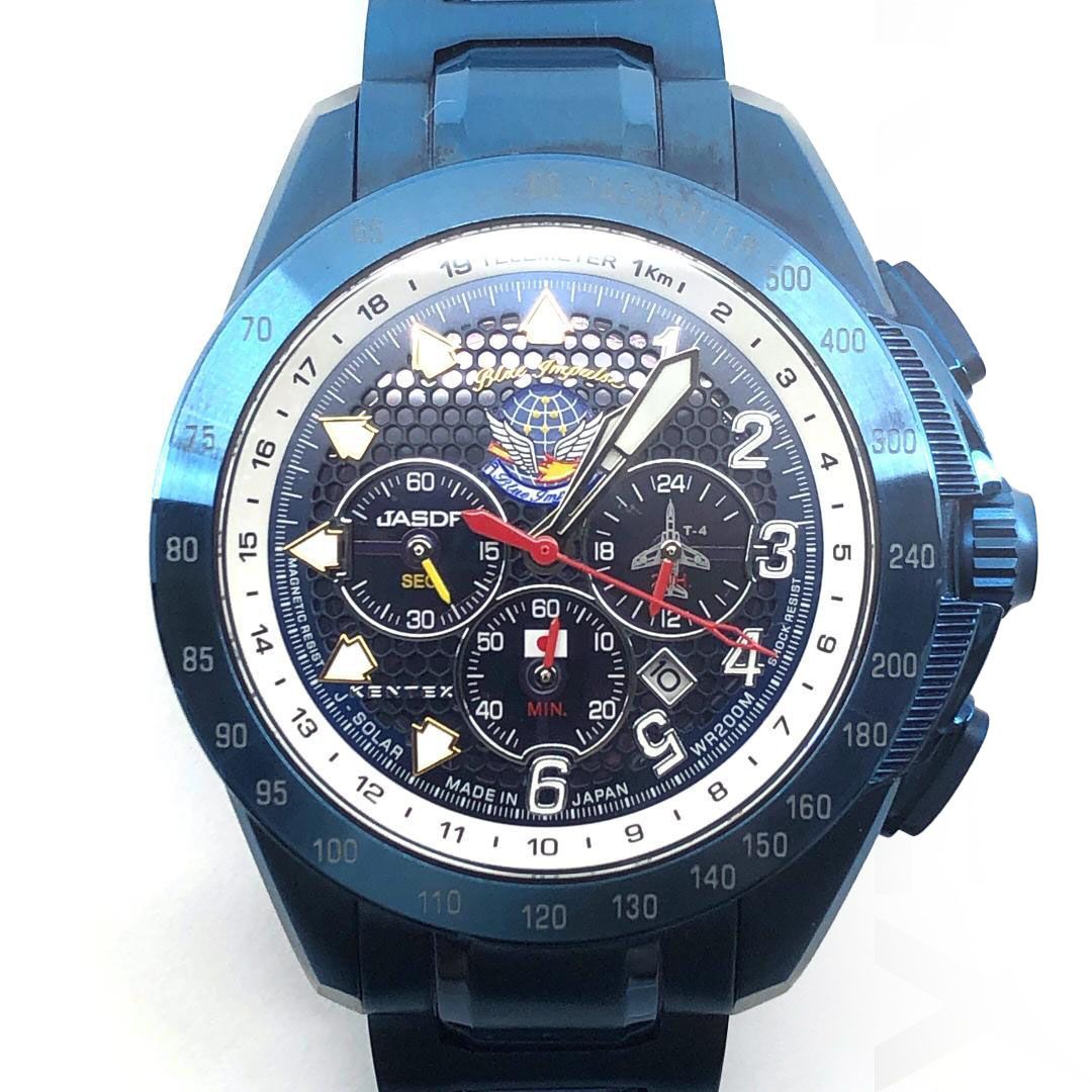 KENTEX ケンテックス 日本航空自衛隊 モデル ブルーインパルスSP クォーツ ステンレス ブルー ブラック