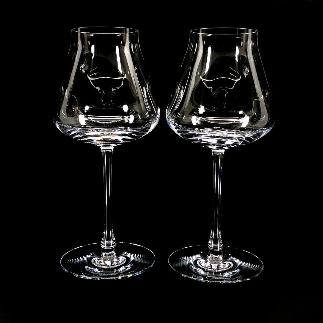 き Baccarat バカラ シャトーバカラ ペア ワイングラス クリスタルグラス クリア BC 525