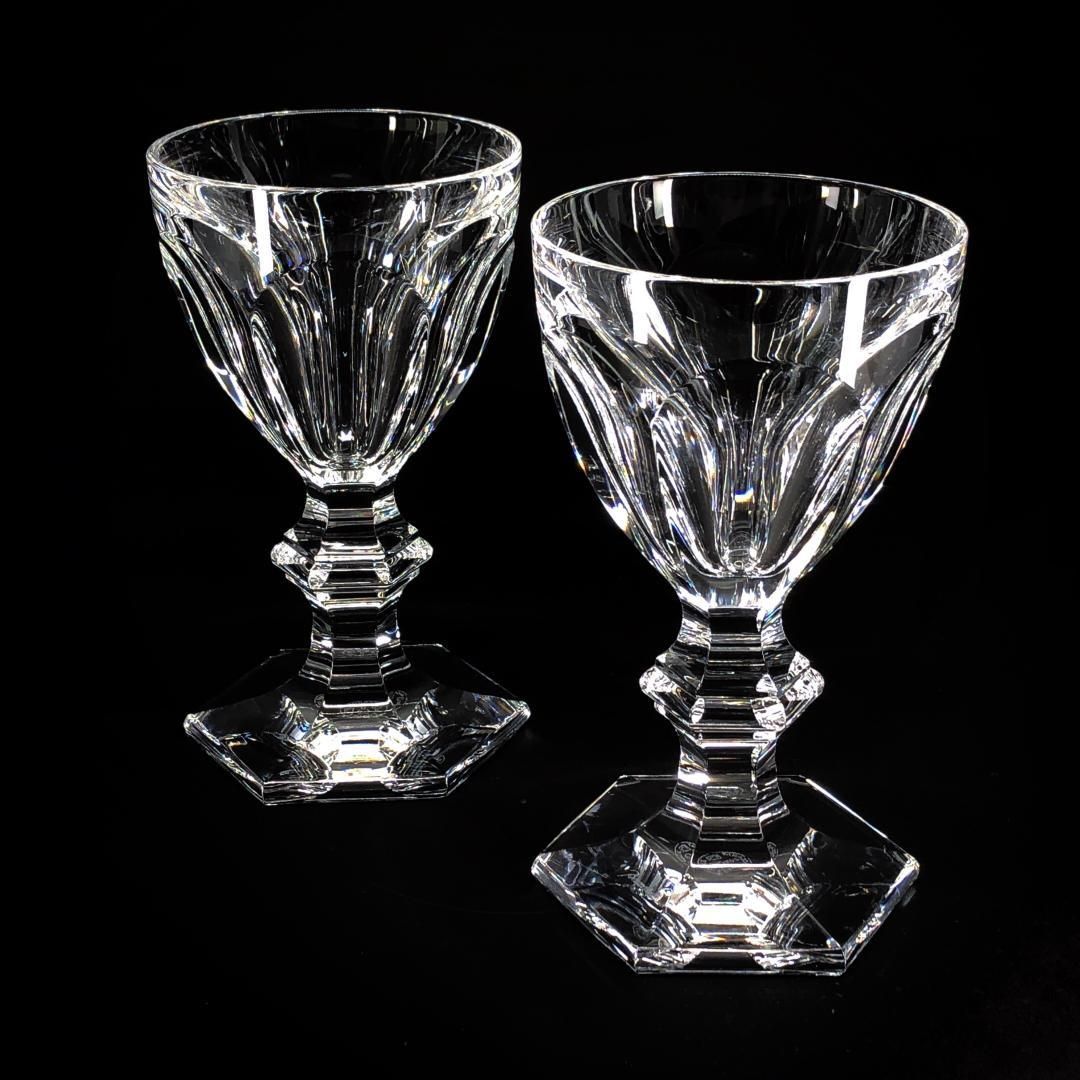 Baccarat バカラ アルクール ペア ワイングラス クリスタルグラス クリア BC530