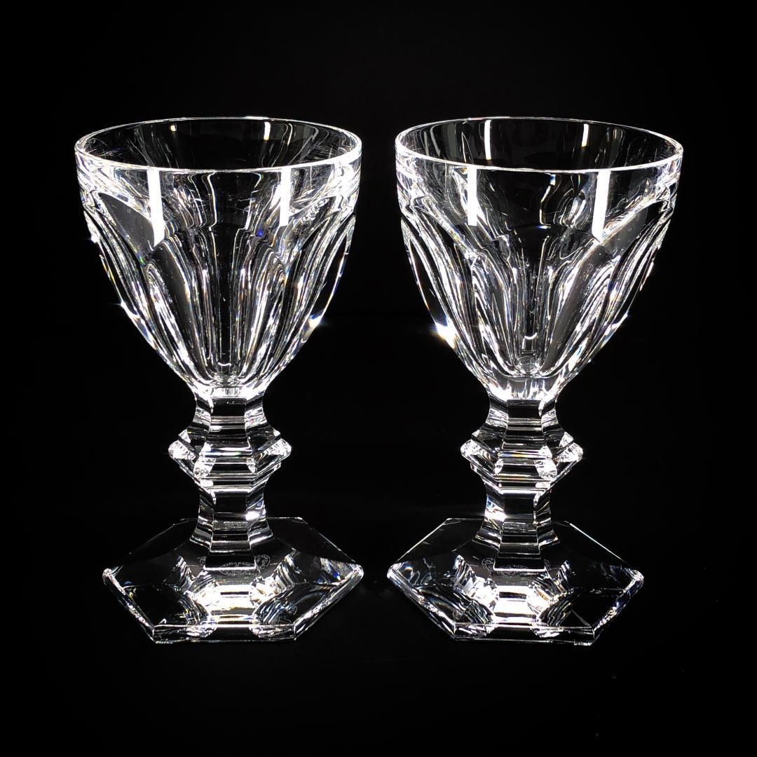 Baccarat バカラ アルクール ペア ワイングラス クリスタルグラス クリア BC 530