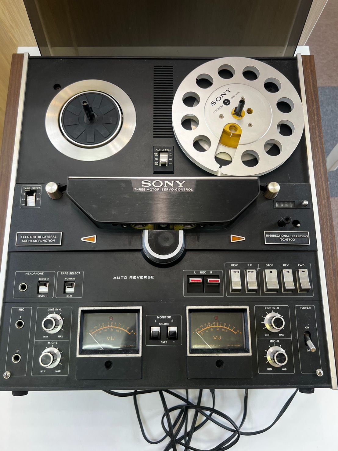 品 ソニー オープンリールデッキ TC-9700 SONY TAPECORDER 昭和レトロ 現状品