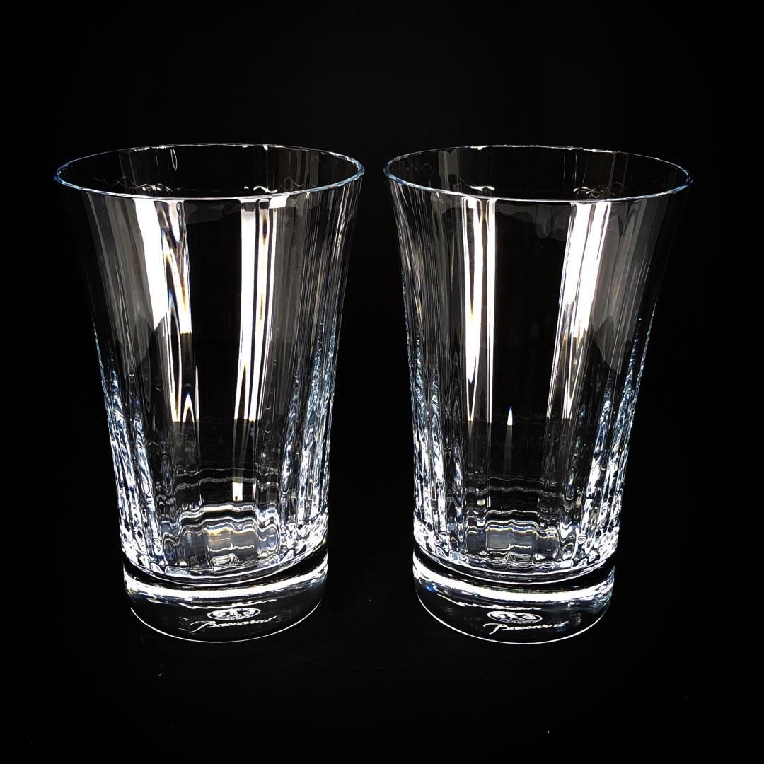 き Baccarat バカラ ミルニュイ ハイボール ペア タンブラー クリスタルグラス クリア BC 537