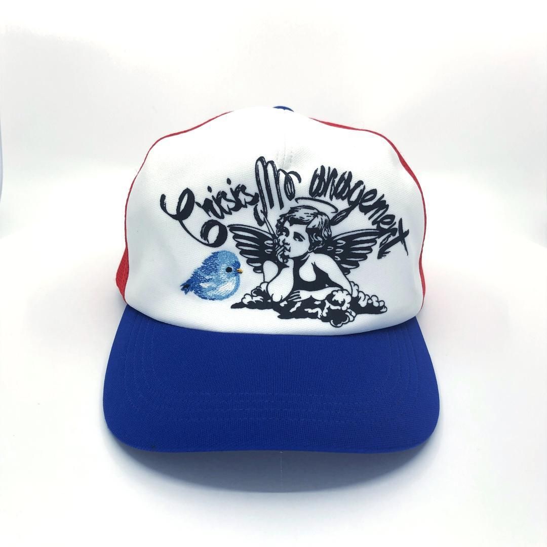 beauty beast ビューティービースト キラーエンジェル トラッカーキャップ F Y 2 K ポリエステル ブルー ホワイト レッド