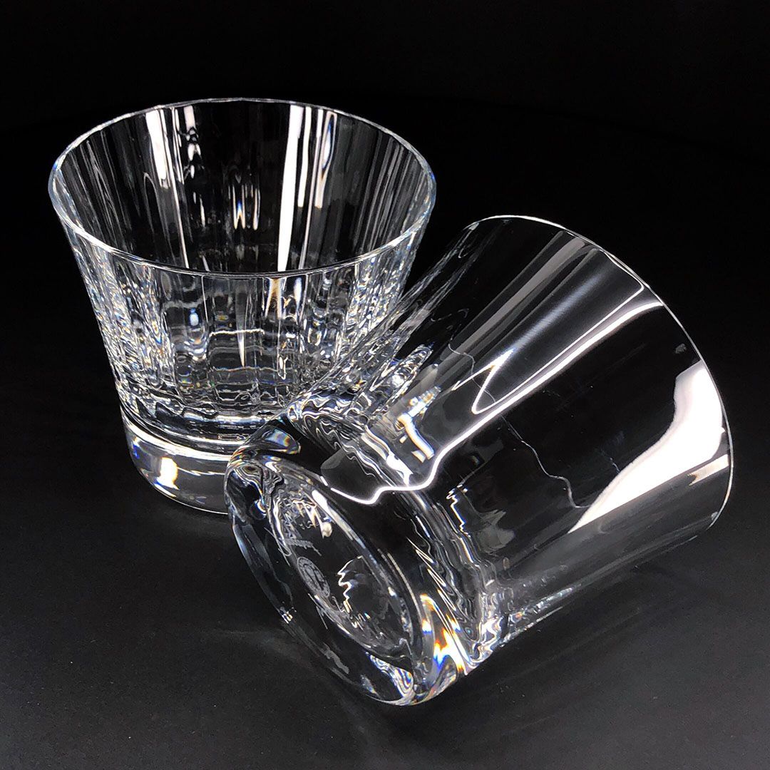 き Baccarat バカラ ミルニュイ ペア タンブラー クリスタルグラス クリア BC 539