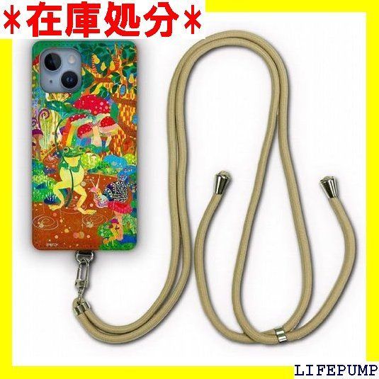 Galaxy A23 5G SC-56C SCG18 ケース スマホショルダー ギャラクシー a23 5G SC56C doo ドコモ au エーユー スマホケース ショルダーストラップ 肩掛け 首かけ 斜め掛け ショルダーケース ス キノコの森 1032