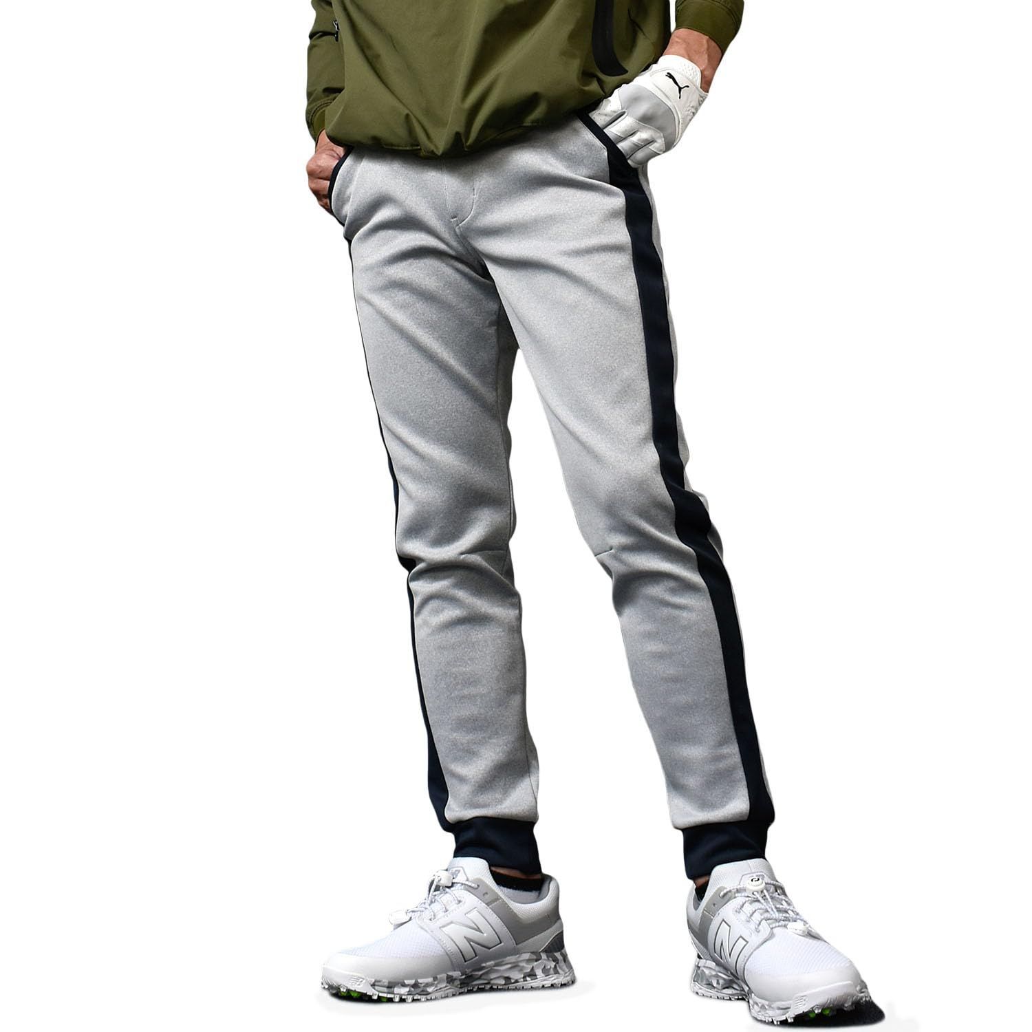 数量 大きいサイズ ストレッチ ジョガーパンツ ズボン パンツ ポンチ ゴルフウェア メンズ 秋 ゴルフパンツ GOLF コモンゴルフ CG-21001ST COMON