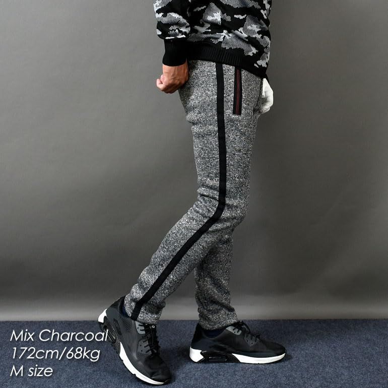 ズボン ゴルフパンツ 暖かい 秋 ニット スライバー テーパード 秋冬 冬 大きいサイズ 防寒 裏起毛 ストレッチ パンツ CG-23008 ST メンズ ゴルフウェア GOLF コモンゴルフ COMON