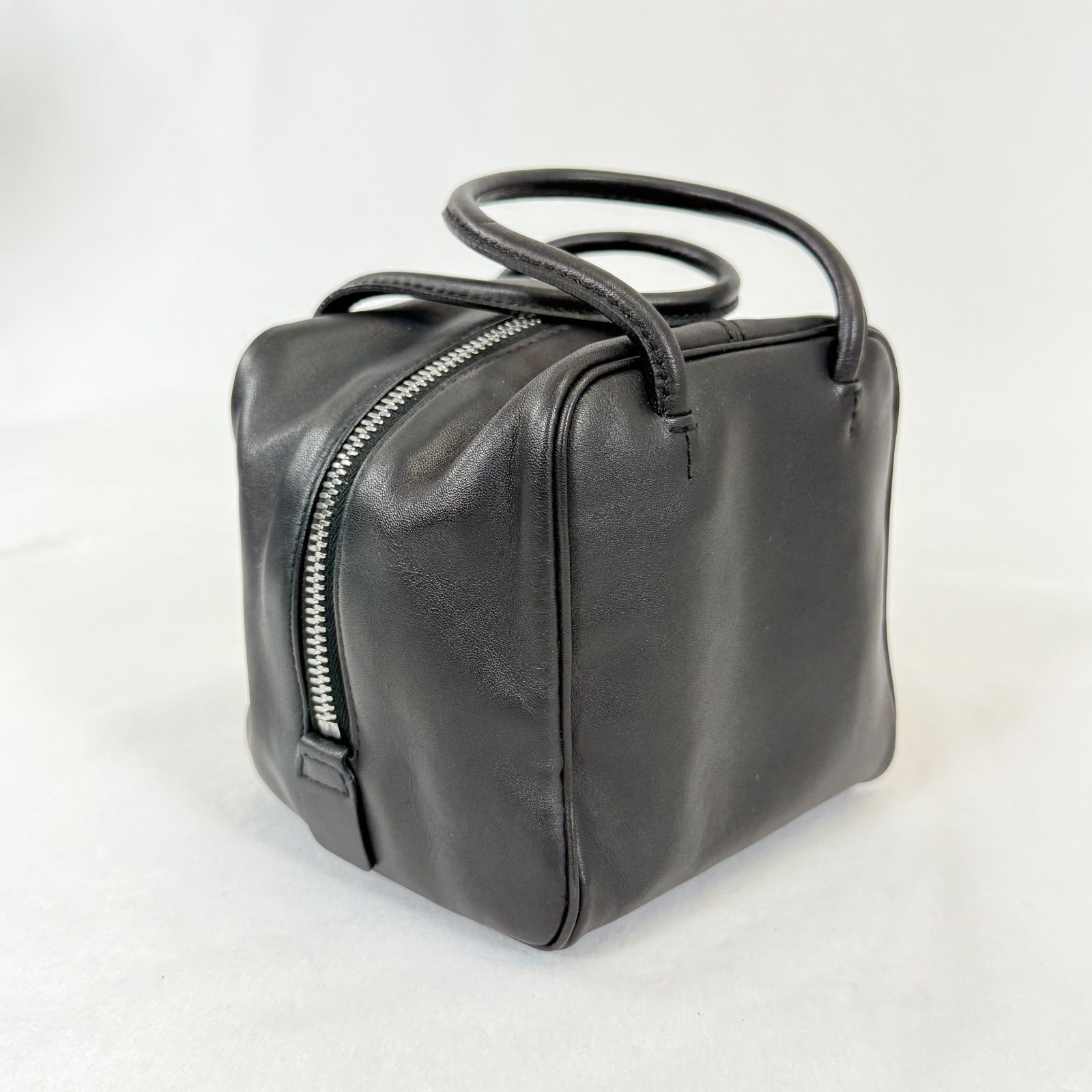 美品】 Bally バリー レザー 本革 スクエア ミニハンドバッグ