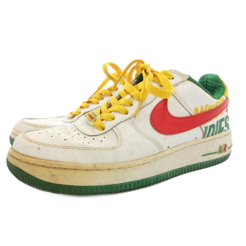 ナイキ NIKE エア フォース1 ロウ Air Force 1 Low West Indies ローカットスニーカー シューズ 313641-161 28 cm 白 ホワイト 赤 レッド GV GY 03