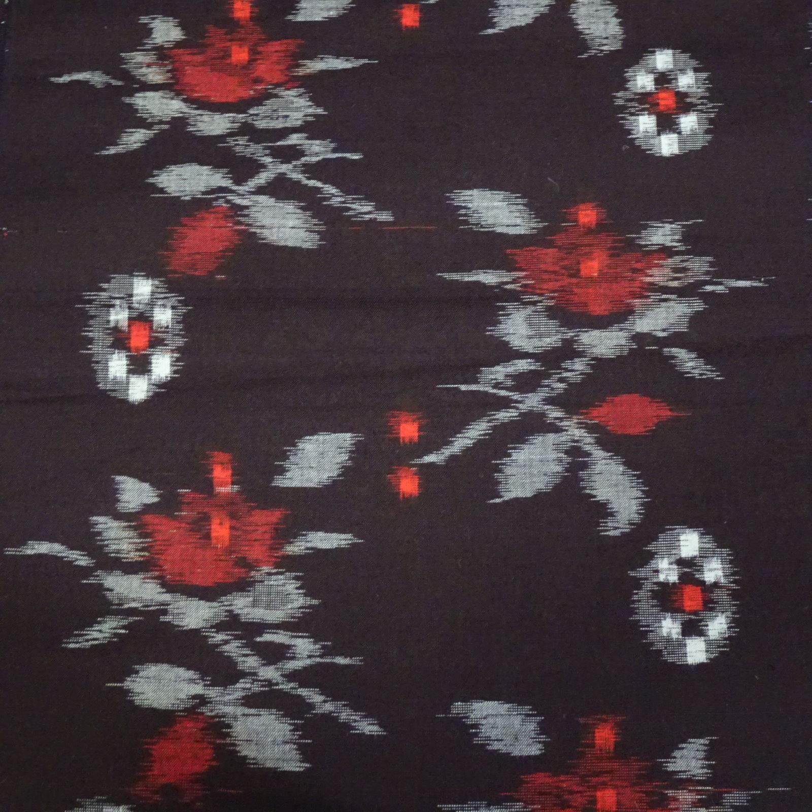 木綿 本場久留米絣 反物 花 232215