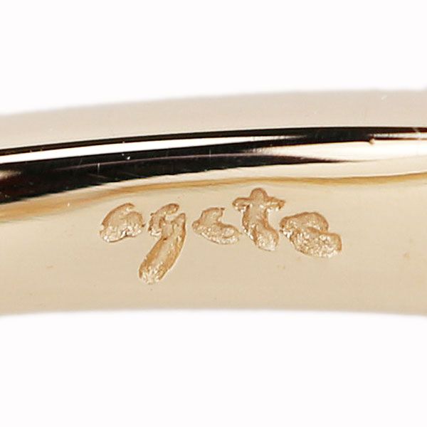 agate K10 バゲットカットダイヤモンド リング agete バケットカット