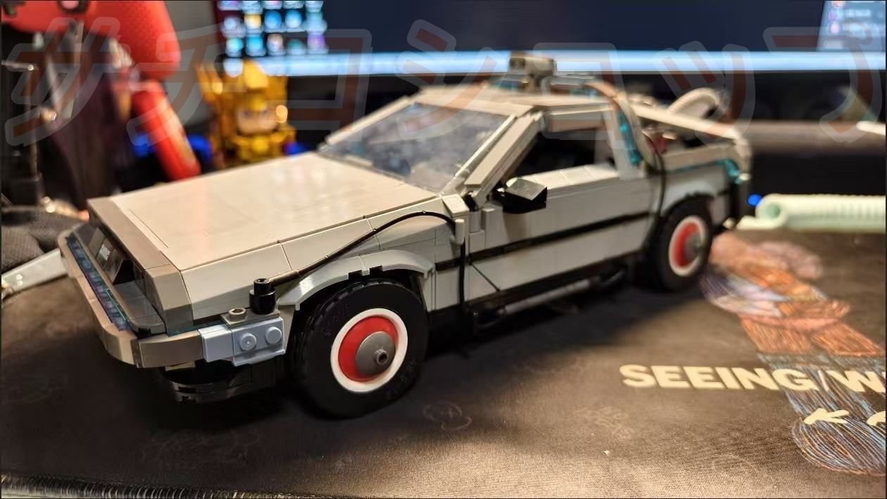 レゴ デロリアン DMC 12 Back to the Future 1872 PCS ブロック おもちゃ 知育玩具 コンセプトカー モデル 子供用 玩具 組み立て