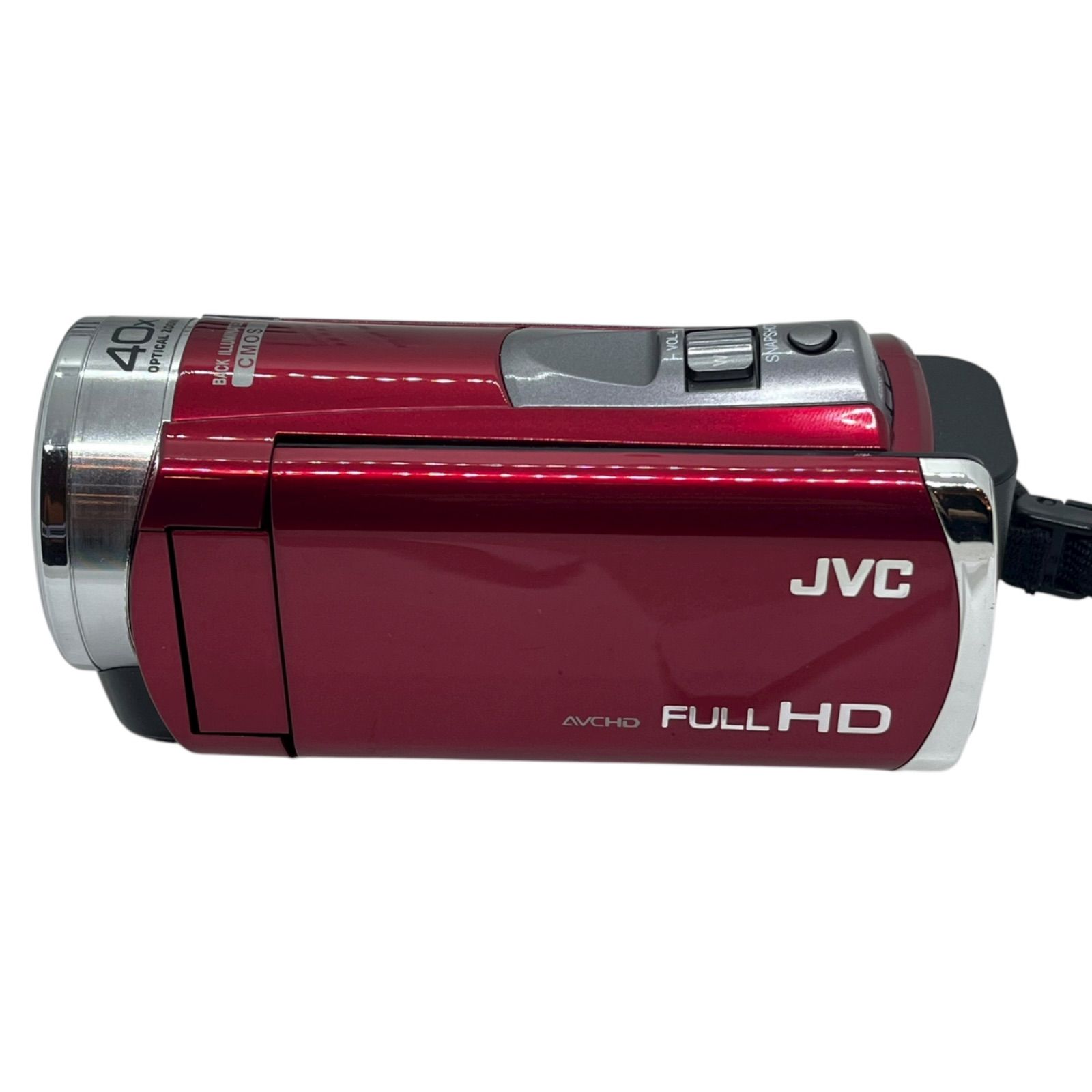 極美品✨ JVC Everio GZ-HM30 ビデオカメラ　レッド　Wi-Fi JVC GZ-HM30 ビデオカメラ 赤 40倍光学ズーム JVC GZ-HM30 ビデオカメラ 赤