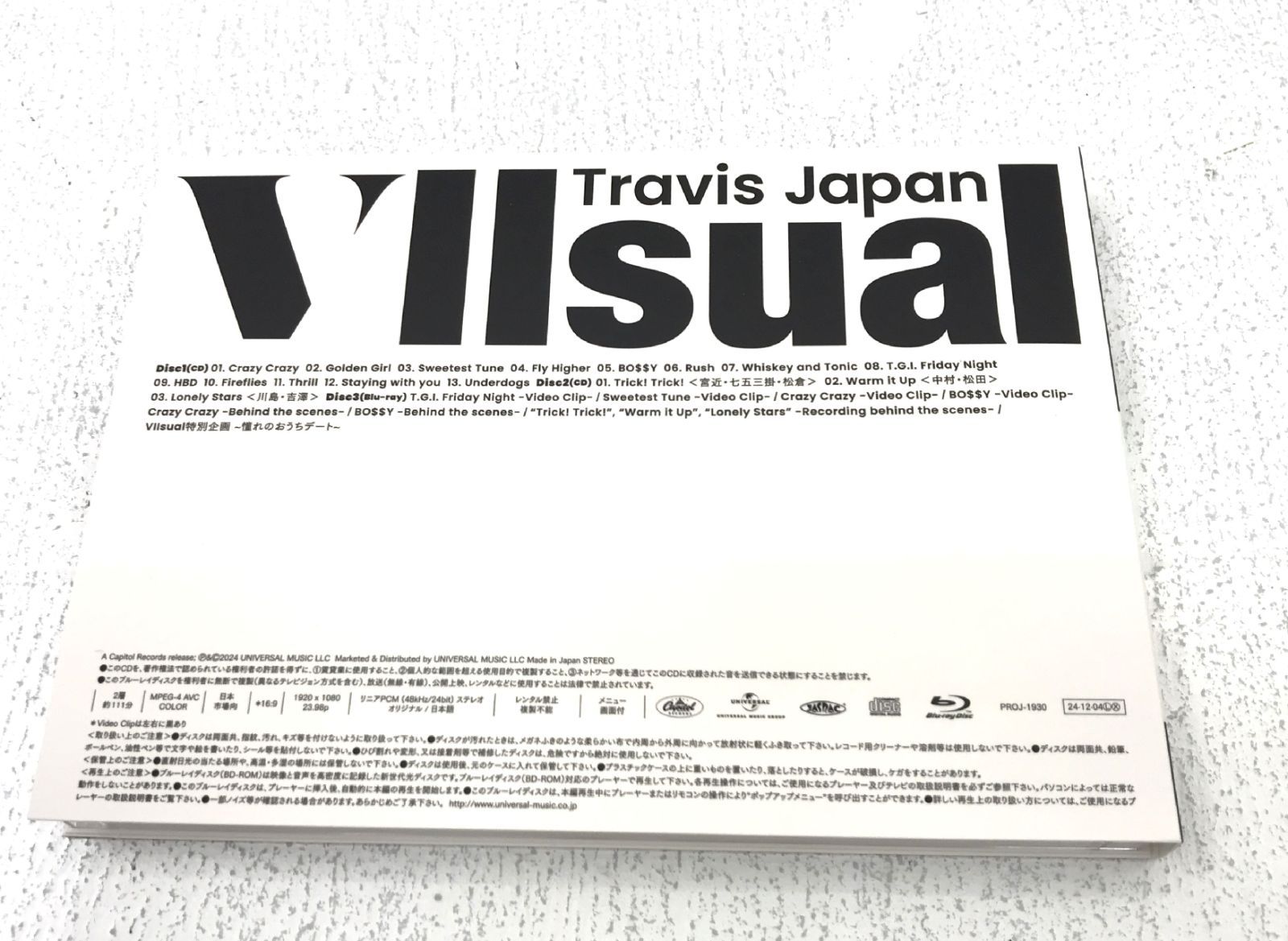 盛岡21-0057 Travis Japan VIIsual Blu-ray付 FC 盤 60