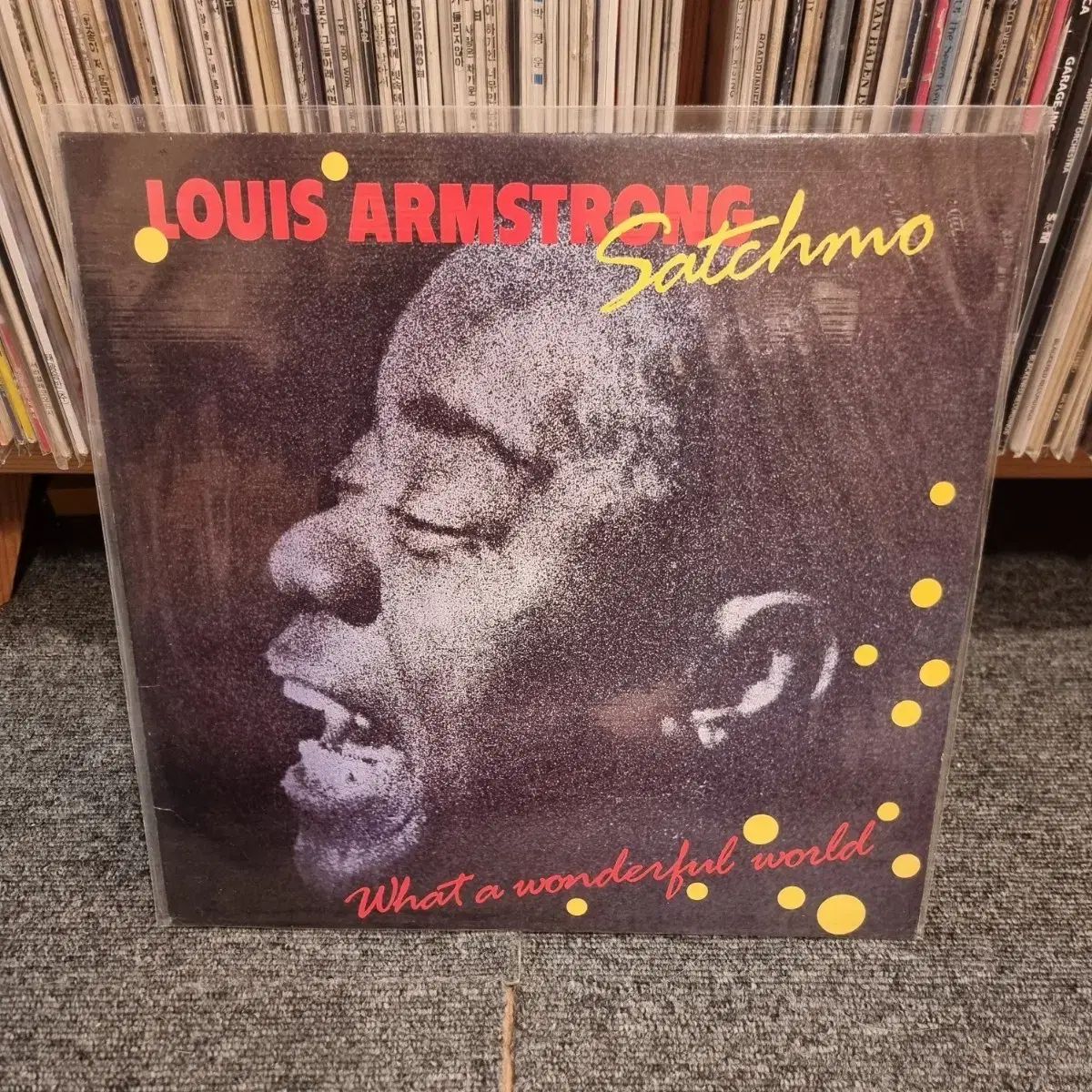 るい アームストロング Satchmo LP CD