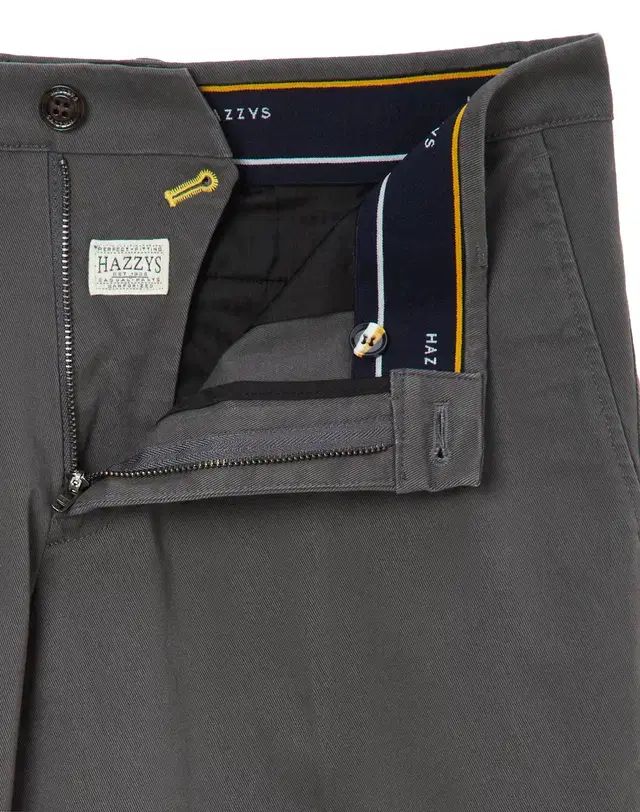 HAZZYS ヘジス メンズ 冬 コットン混 パンツ ダークグレー 29 37