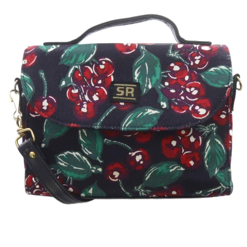 SONIA RYKIEL vintage チェリー柄 ショルダーバッグ ソニアリキエル SONIA RYKIEL チェリー柄 2WAYバッグ ハンドバッグ