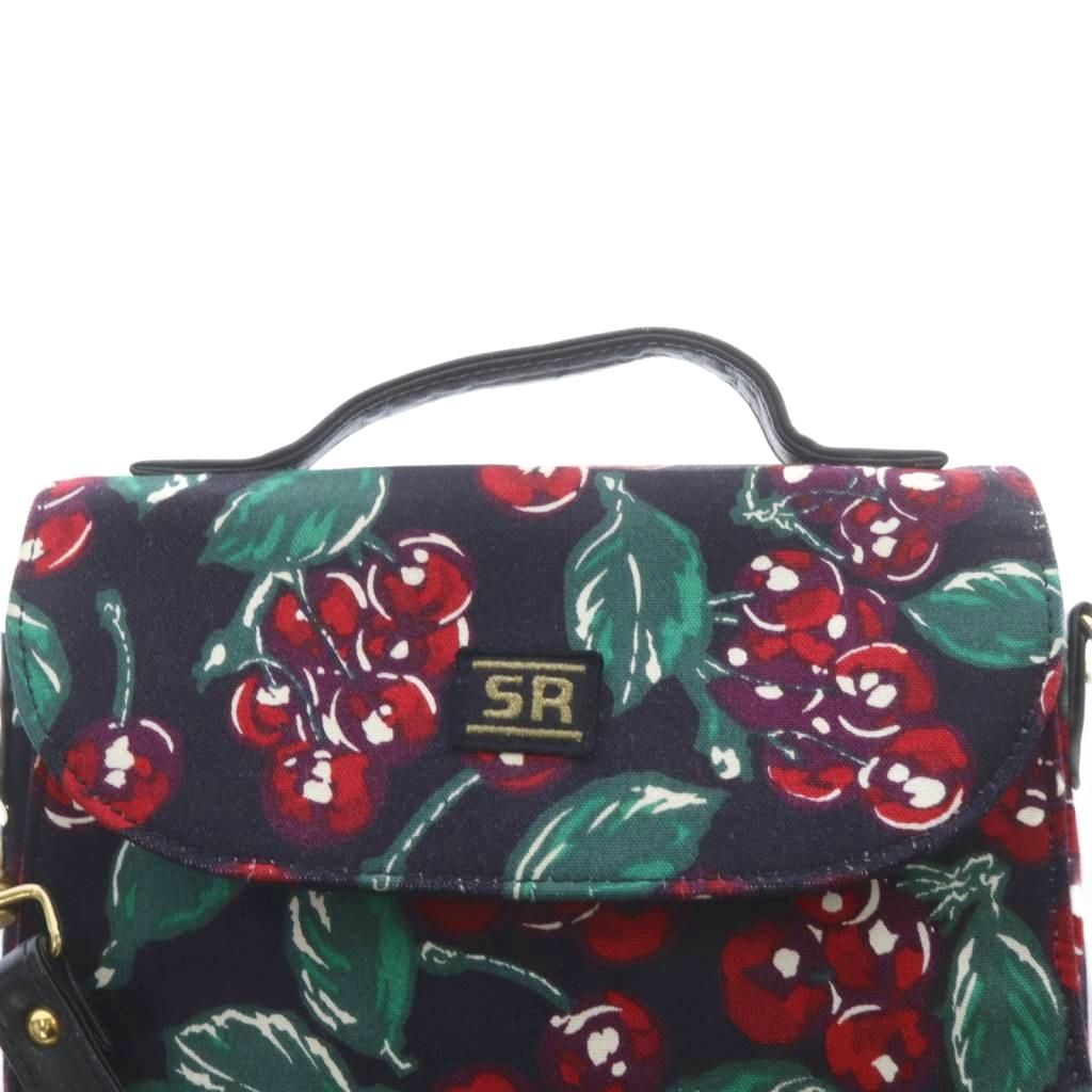 ソニアリキエル SONIA RYKIEL チェリー柄 2WAYバッグ ハンドバッグ