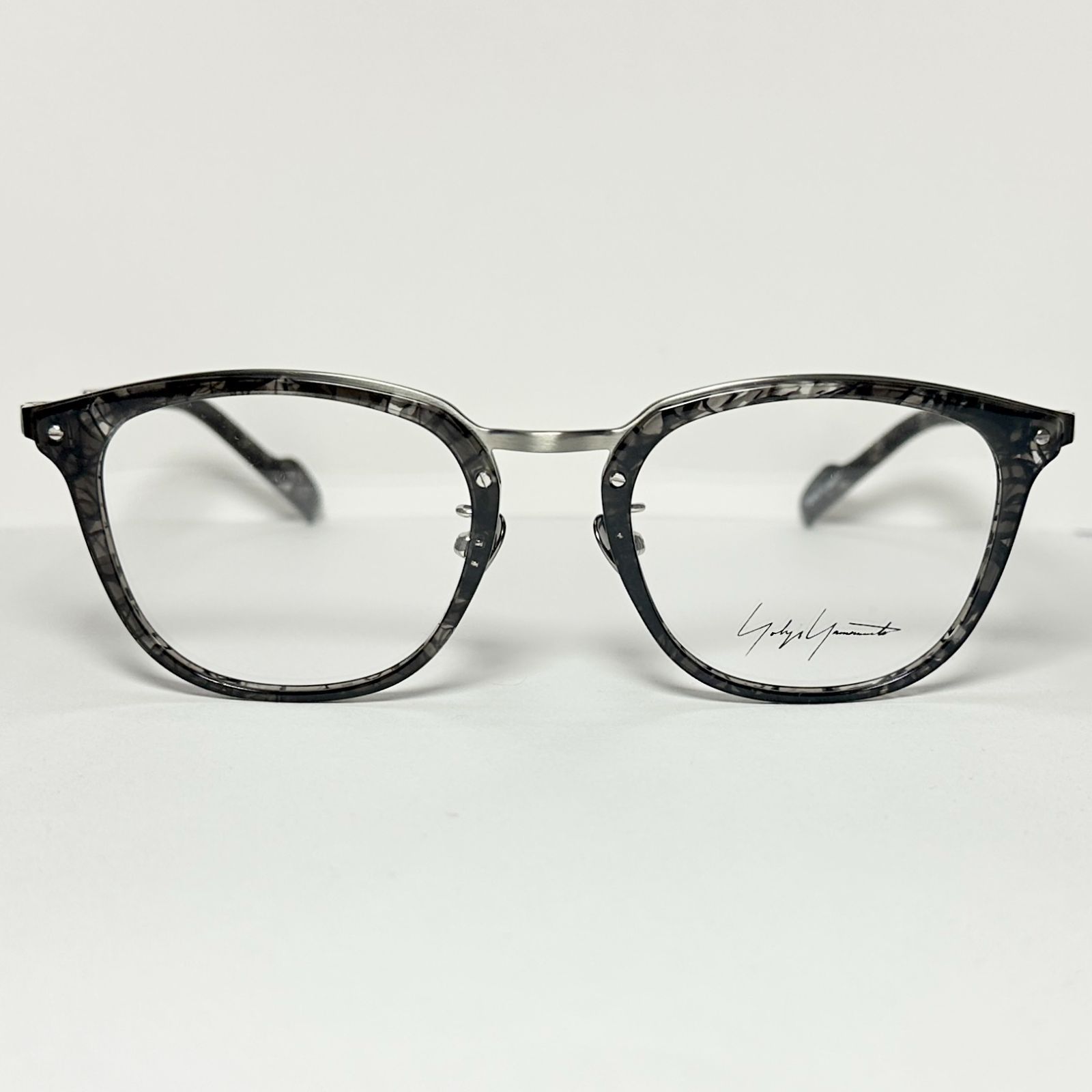 Yohji Yamamoto ヨウジヤマモト YY 19-0031 313 メガネ ケース付き ダブルブリッジ ツーブリッジ Y 3