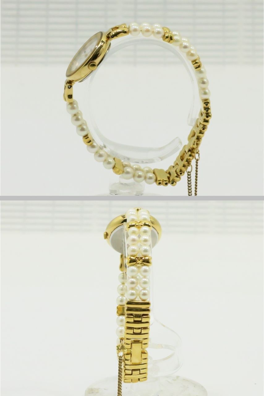 カメリア ミキコーポレーション 腕時計 本真珠ストラップ&シェル文字盤 レディースクオーツ 18708207