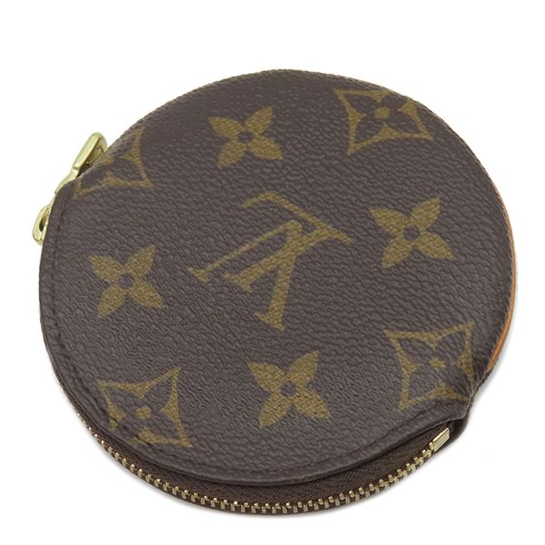 ルイヴィトン LOUIS VUITTON コインケース ポルトモネ ロン モノグラムキャンバス モノグラム ゴールド金具 茶 小銭入れ M61926 TA4137