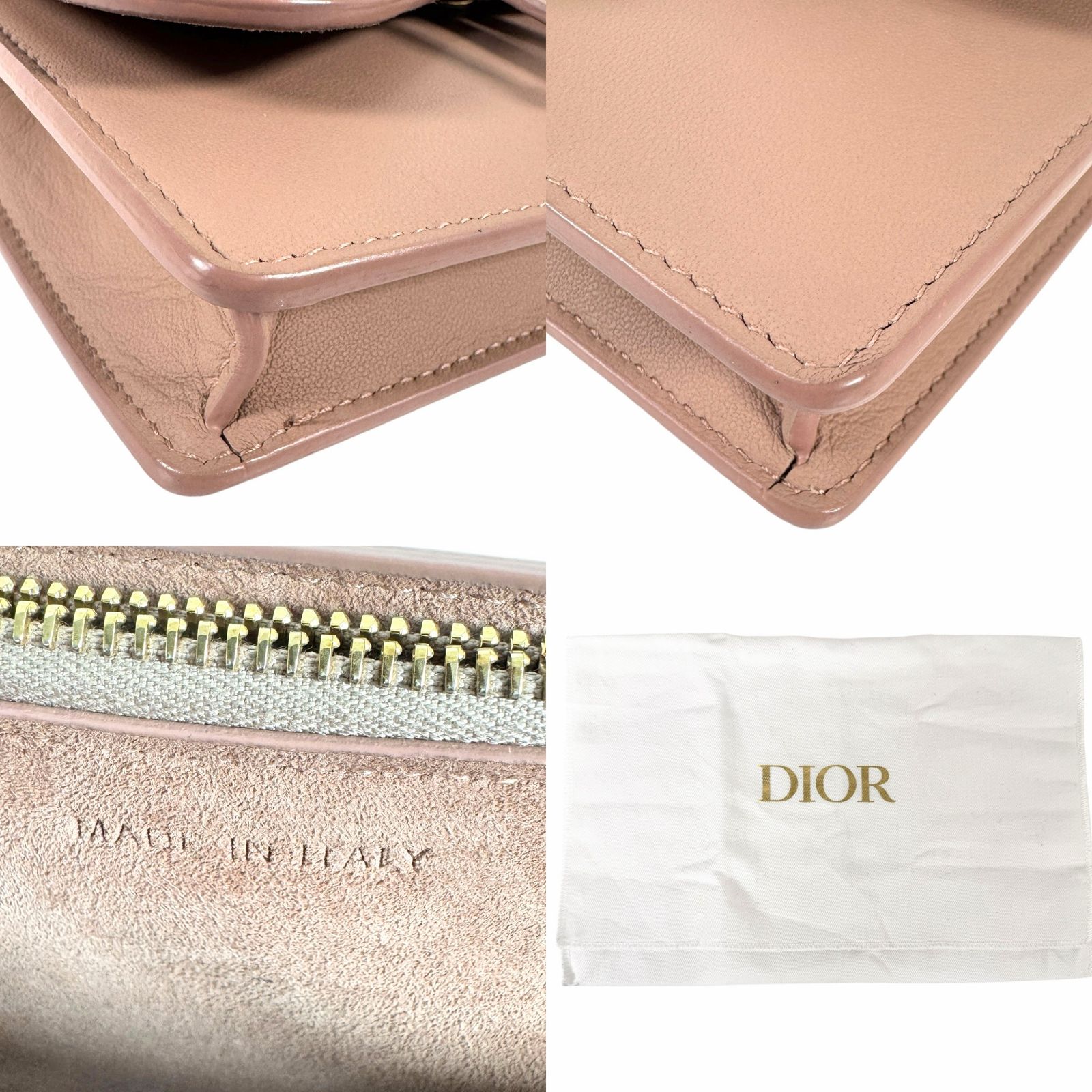 ディオール ウエストポーチ ボディーバッグ サドル ピンク系 J0572 DECORATOM_COM_BR