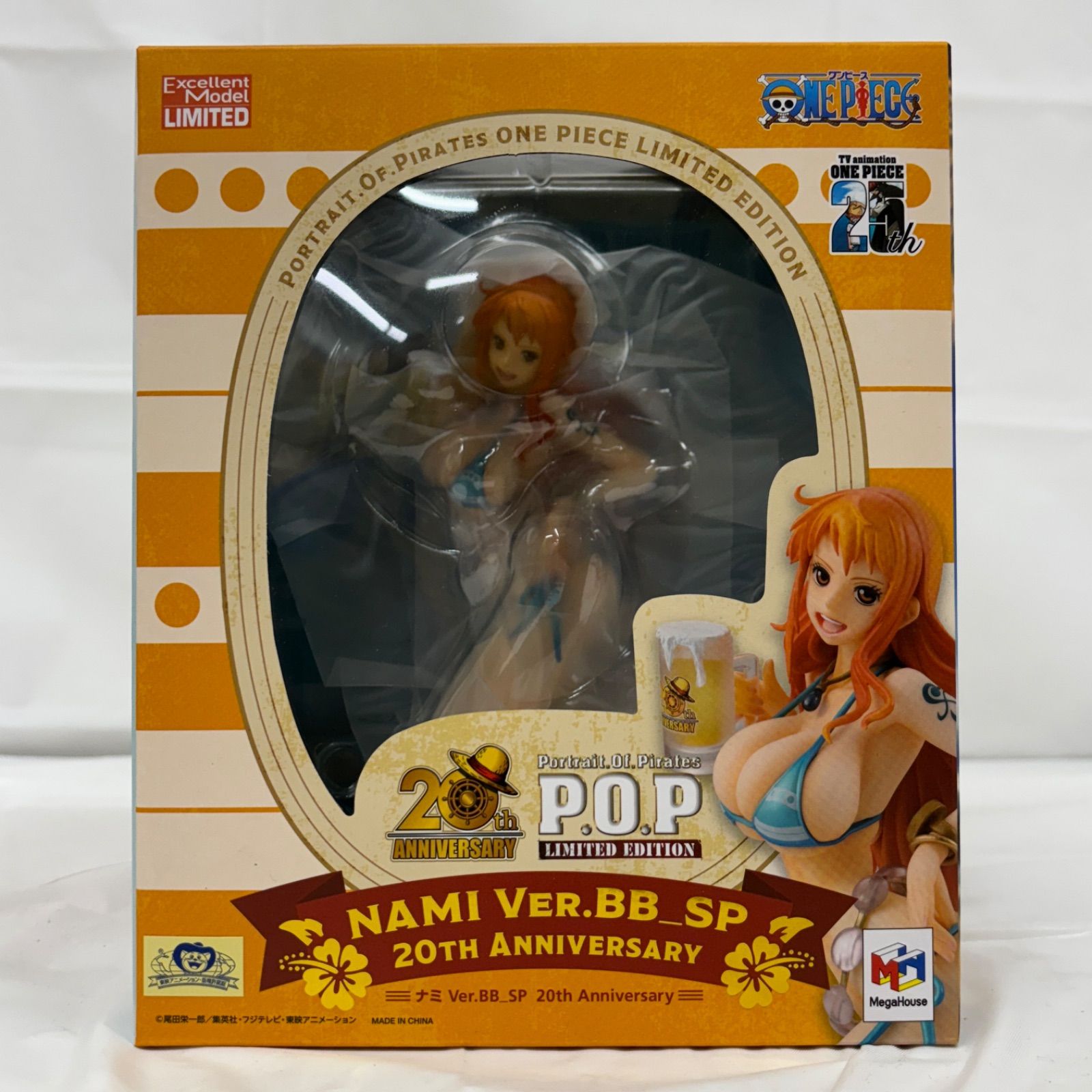 ワンピース P.O.P Portrait.Of.Pirates LIMITED EDITION ナミ Ver.BB_SP 20th Anniversary LFJ189 f099