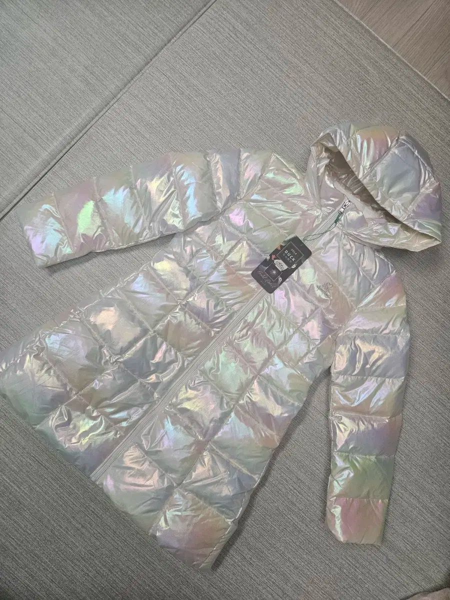 ベネトンキッズ アイボリー 軽量アウター 140