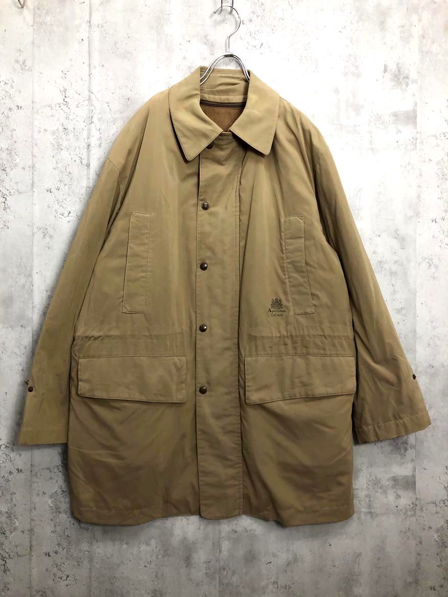 【未使用タグ付き】アクアスキュータム ステンカラーコート ライナー ベージュ M Aquascutum アクアスキュータム ライナー付き ステンカラー