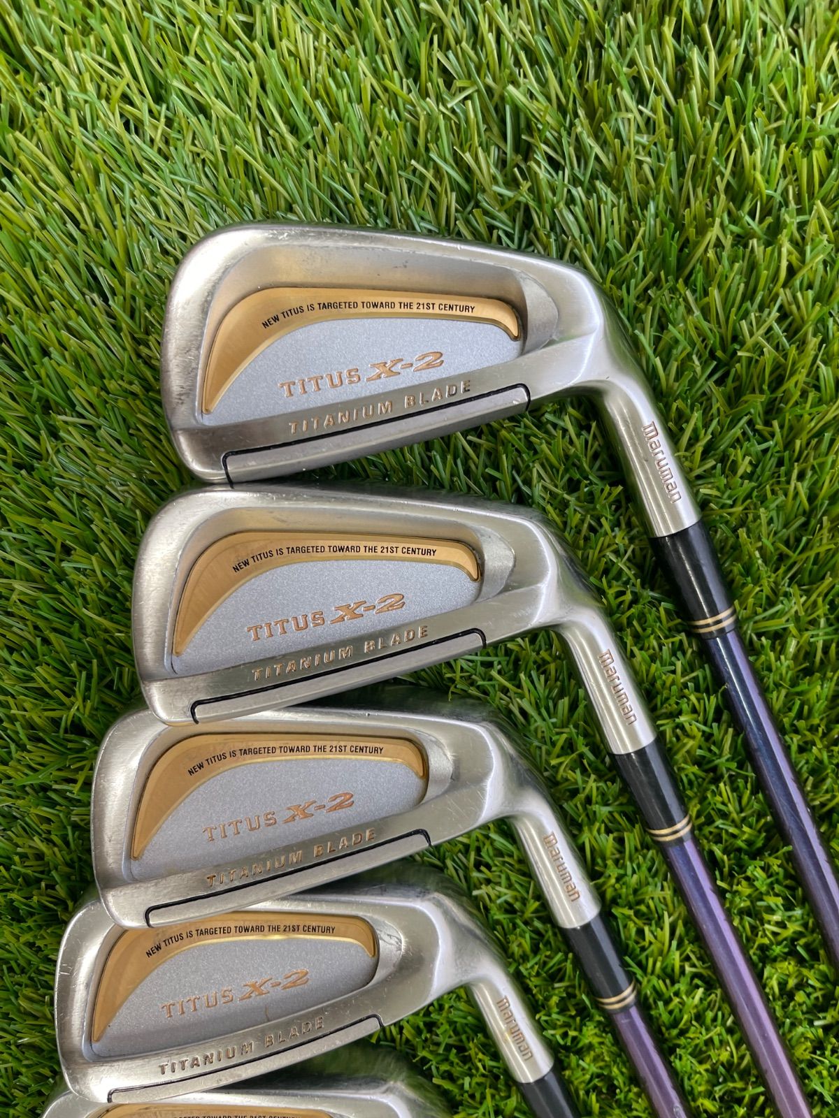 マルマン レディース アイアン 8本 右 maruman TITUS X-2 カーボン L