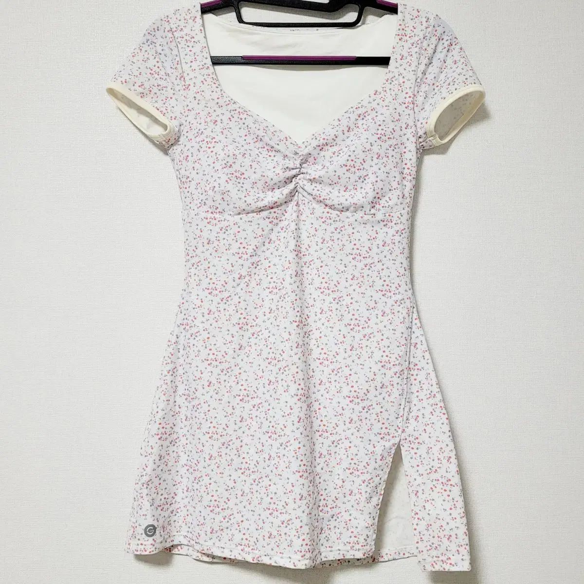 下着着用 のみ グランデLINE LフレックスシャーリングSwim ONE PIECE フラワー M 定価13 9