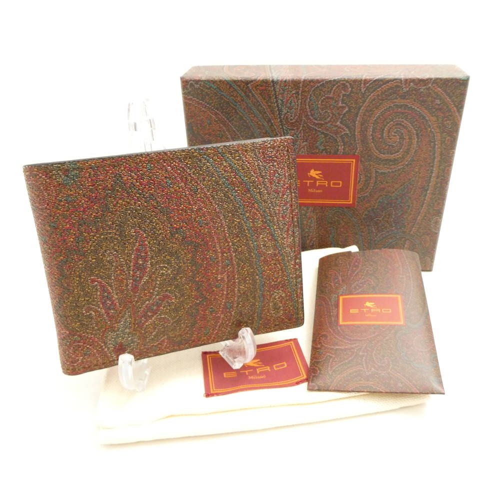ETRO エトロ ペイズリー 0N371 二つ折り財布 ウォレット レディース AY7298W2
