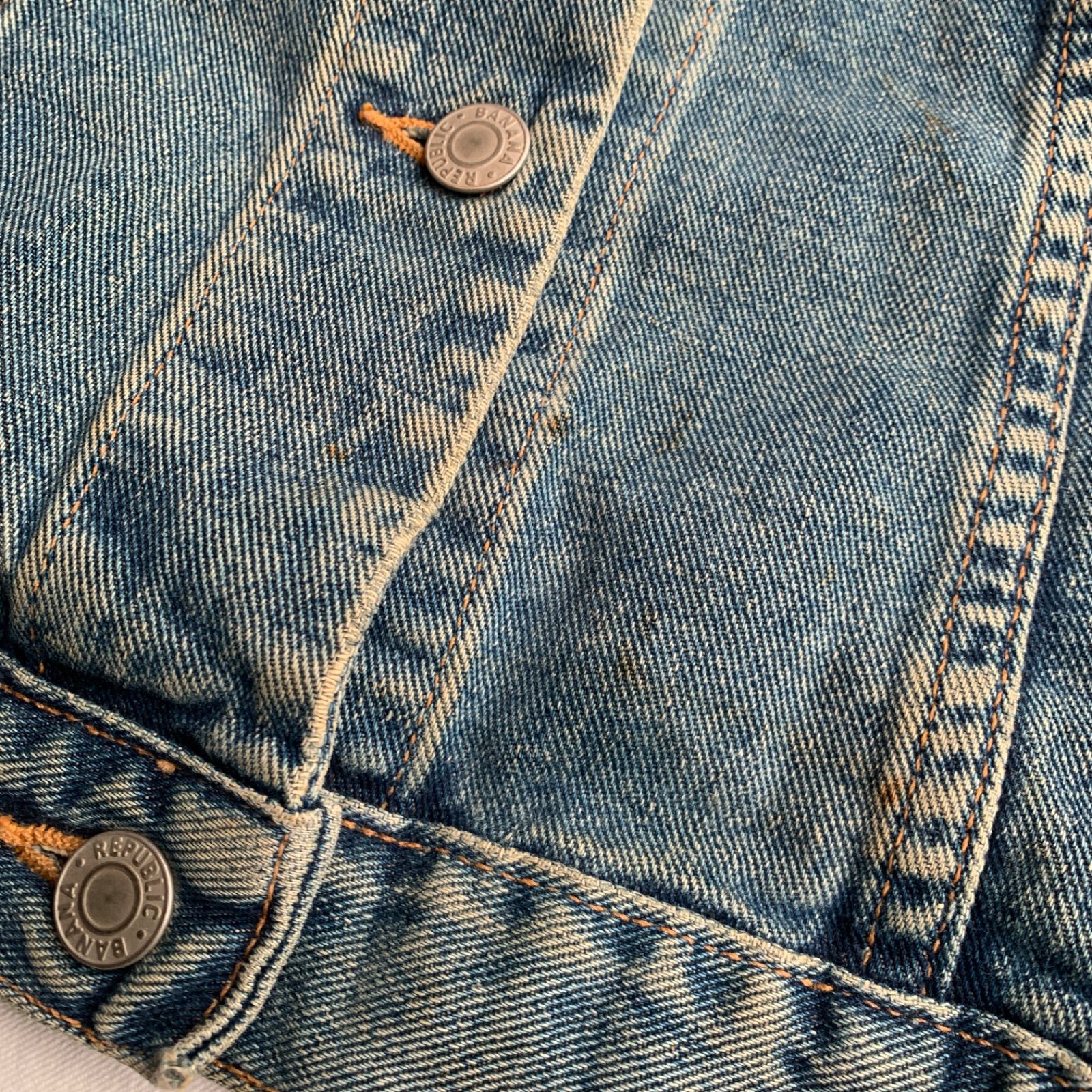 90s Banana Republic デニムジャケット アメリカ製 バナナリパブリック ヴィンテージ GULLKHAN_COM