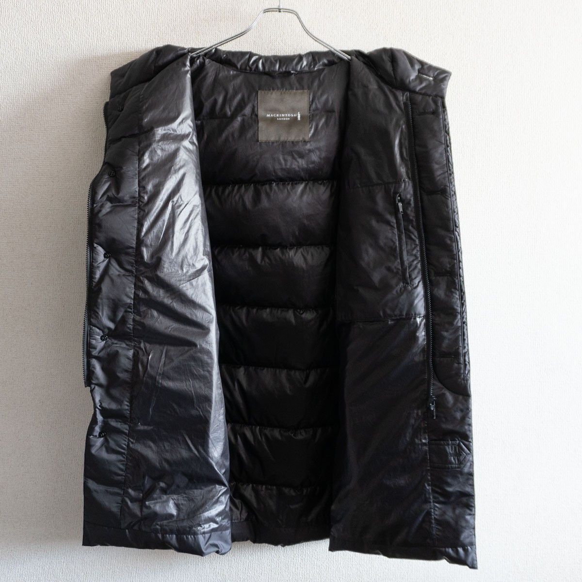 極美品】MACKINTOSH LONDON【ポリエステルタフタ フーデット ダウン 