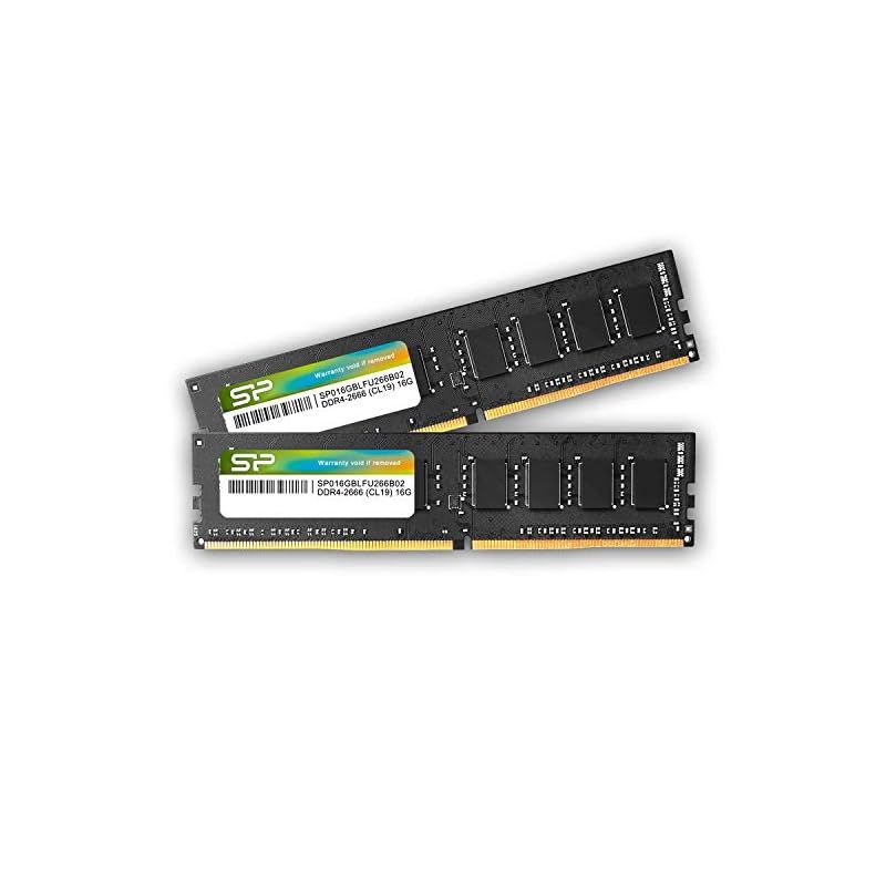 シリコンパワー デスクトップPC用メモリ DDR4-2666 PC4-21300 16GB×2枚 288Pin 1.2V CL19 SP032GBLFU266B22