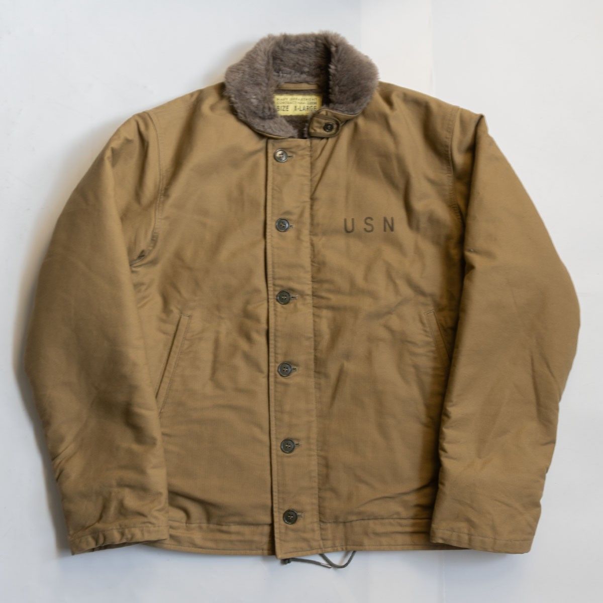ビッグサイズXL BUZZ RICKSON’S N-1 デッキジャケット バズリクソンズ 東洋エンタープライズ 25110040