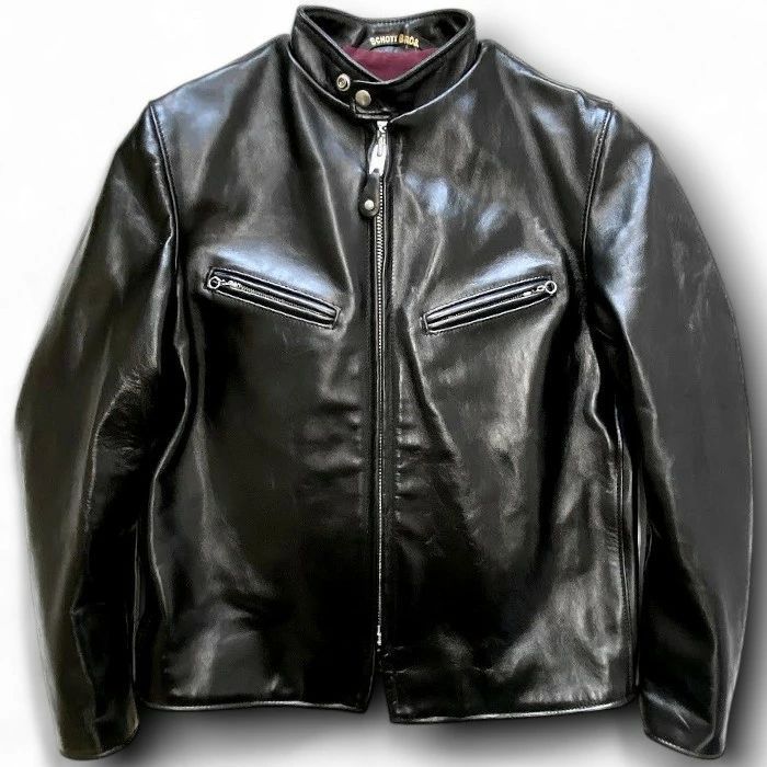 Schott N.Y.C. ショット 641XXH 60 s 本革 馬革 ホースハイド ホースレザー シングル ライダース レザージャケット 782-3950088 定価17.6万 ブラック 40 350 50825m01