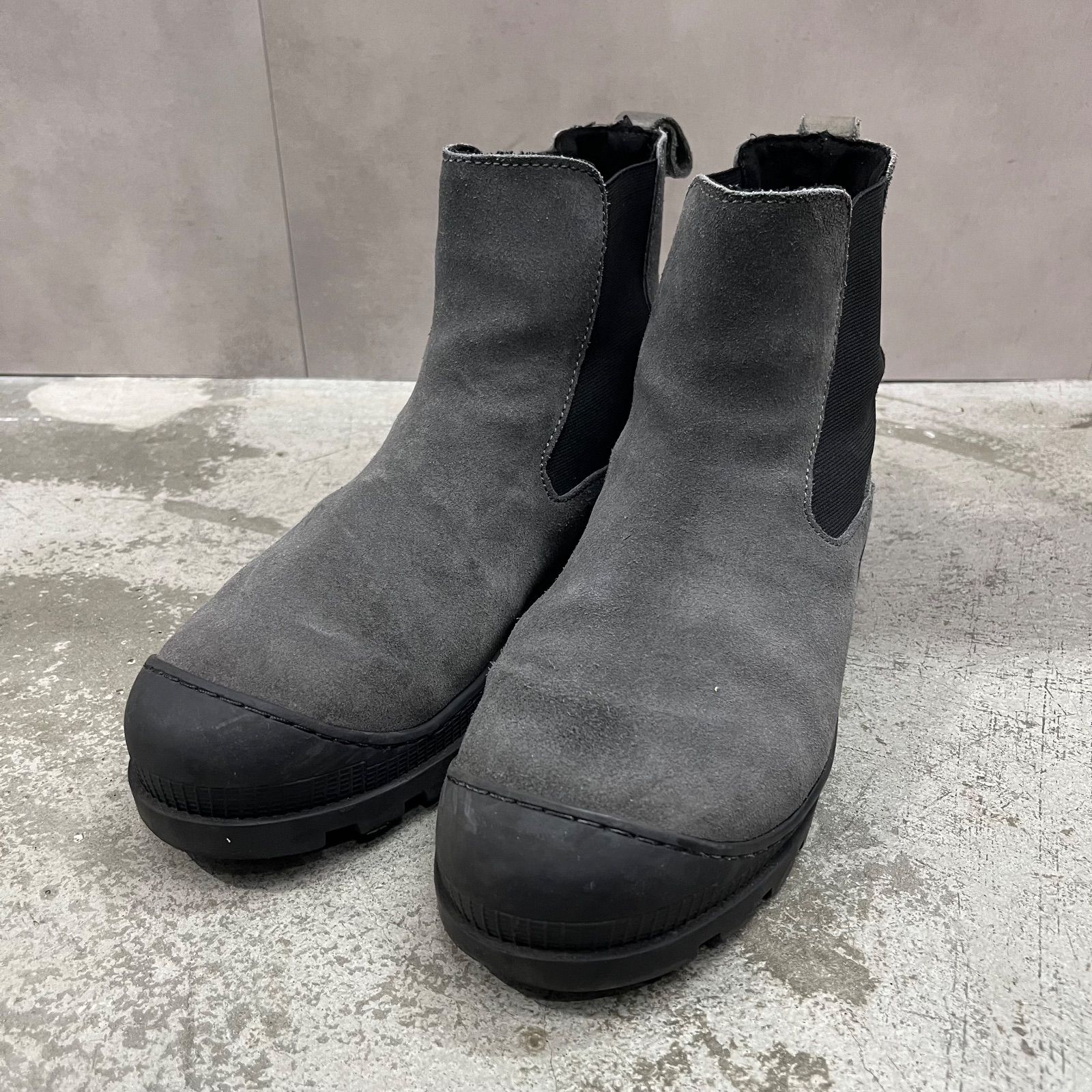 MLVINCE スエード サイドゴア ブーツ メルヴィンス グレー 42 2033M1