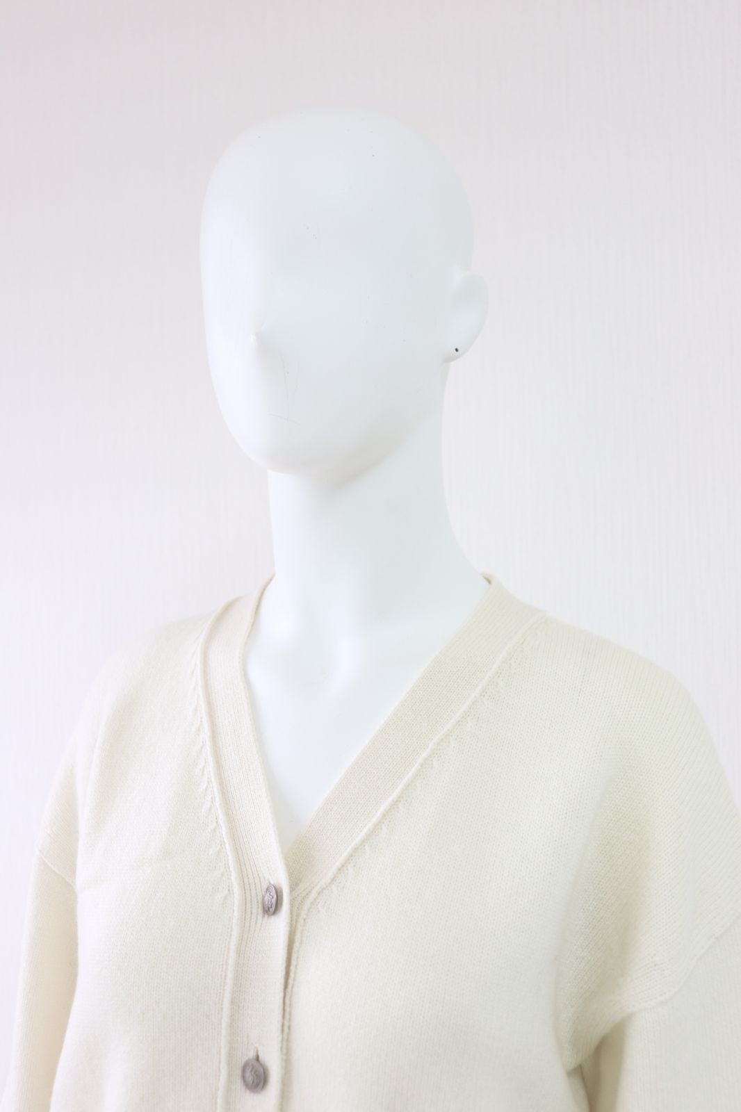  Rene ホースビットウールカーディガン 6332580 商品 白 ホワイト ルネ 長袖 カーディガン ボレロ アンサンブル
