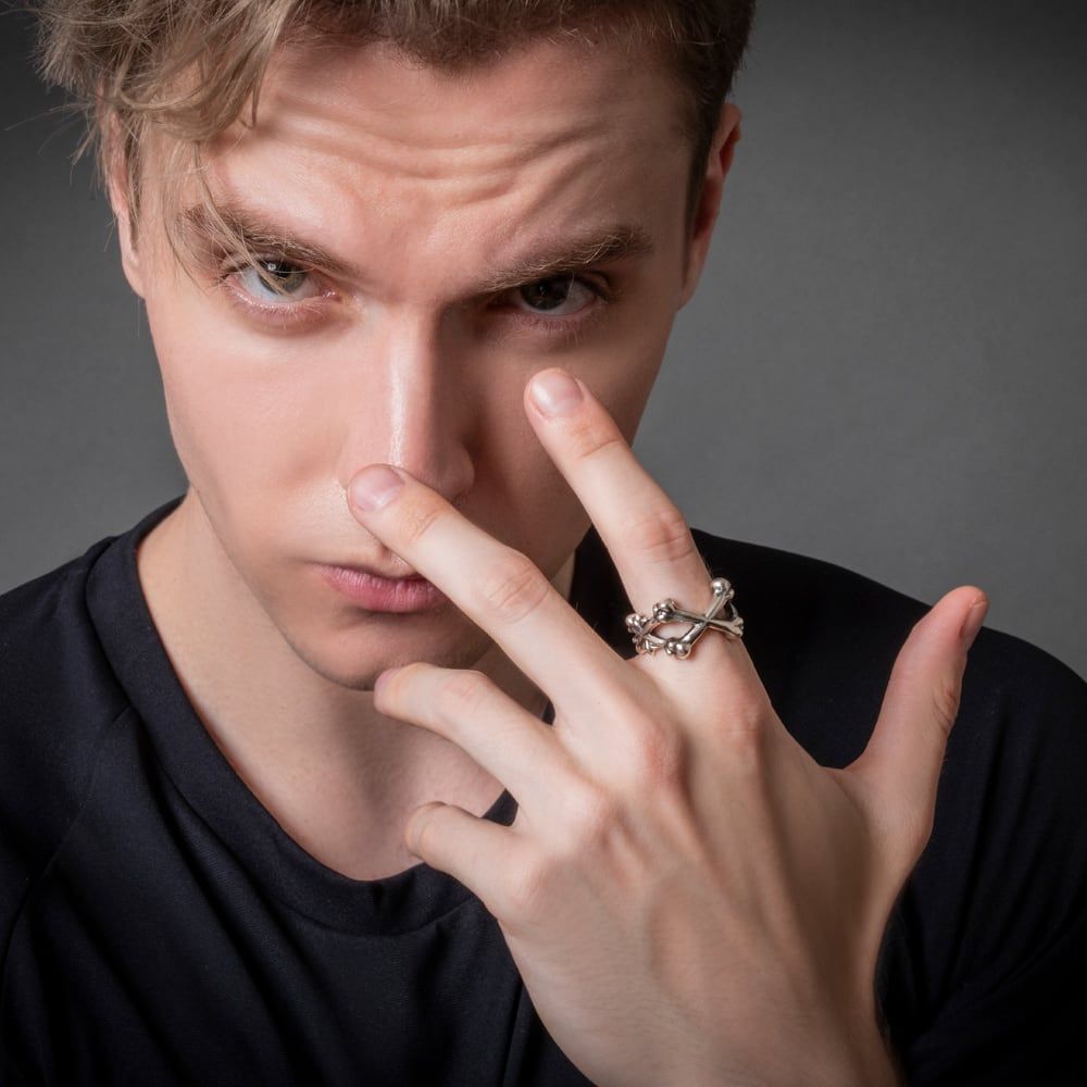 クロスボーンリング