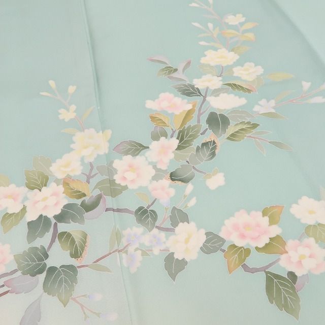 正絹 仕付け糸付