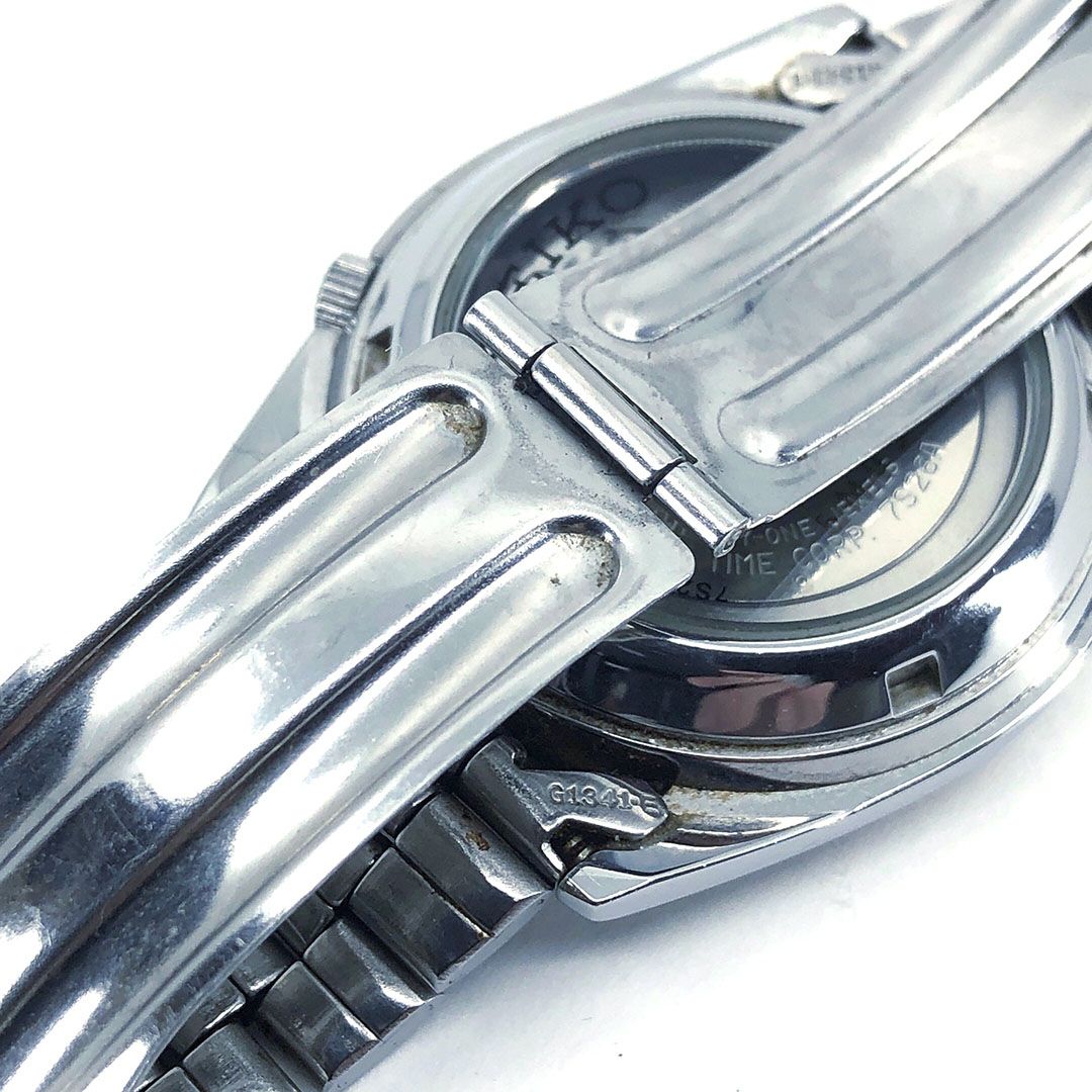  SEIKO セイコー セイコー5 7 S 26 0500 自動巻き 裏スケルトン ステンレス シルバー 自動巻き時計 腕時計(アナログ)