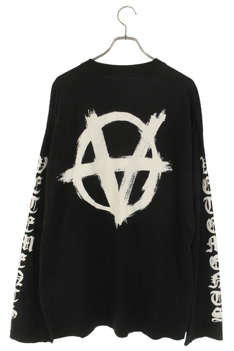 ヴェトモン アナーキーtシャツ 黒xs ヴェトモン VETEMENTS Anarchy