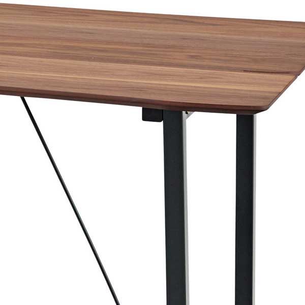 天然木化粧繊維板のダイニングテーブル 約W180×D80×H73cm No.96 ウォルナット MARWIL-DEMENAGEMENTS_CH