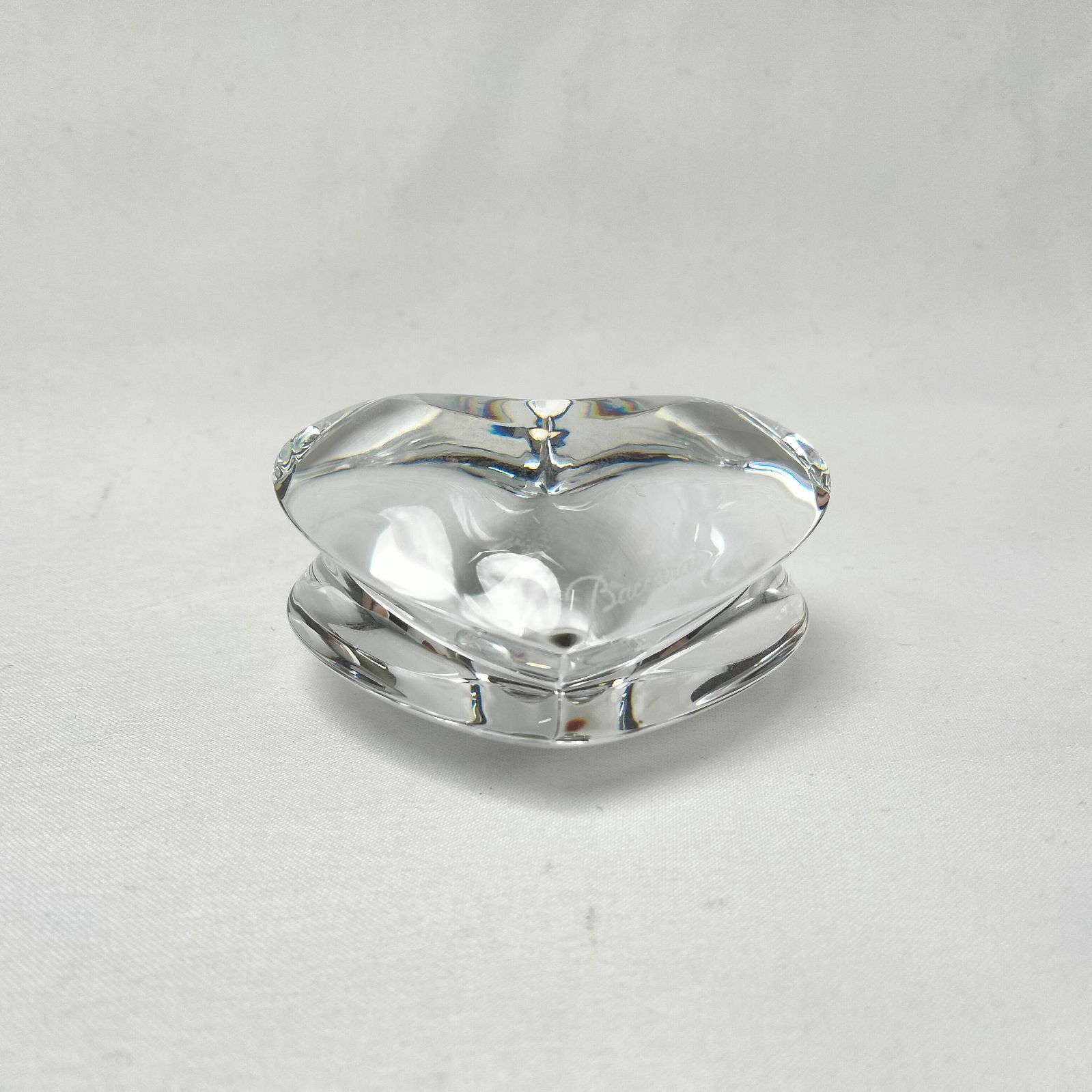 ✨️BACCARAT✨️バカラ ハートクリスタル ペーパーウェイト 重石