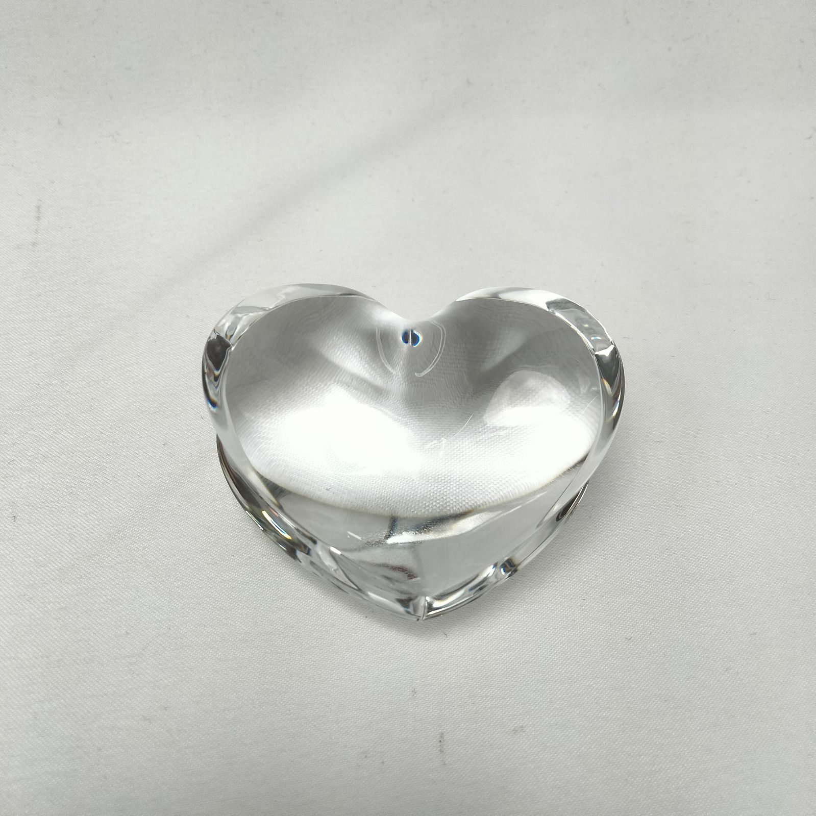 ✨️BACCARAT✨️バカラ ハートクリスタル ペーパーウェイト 重石