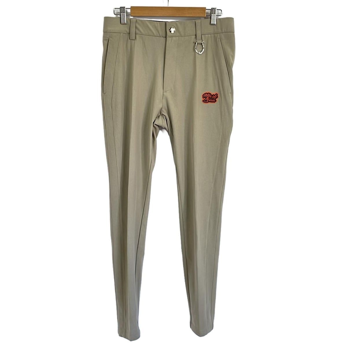 MARK LONA マークアンドロナ パンツ サイズ46 XL メンズ グレーベージュ オレンジ マルチ フルレングス