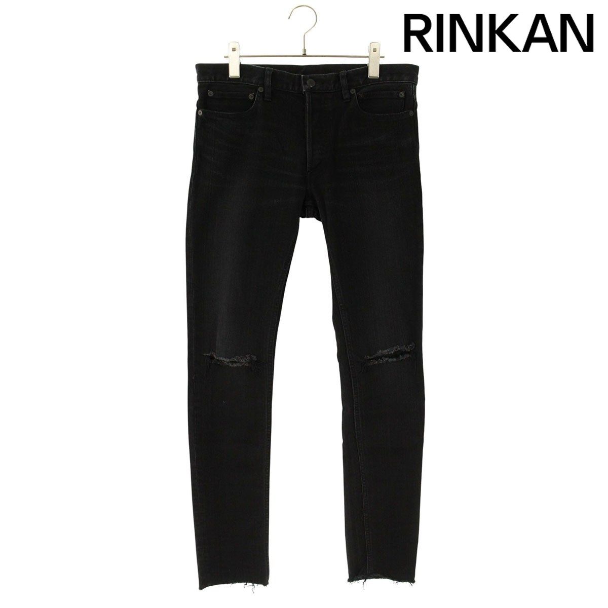 タカヒロミヤシタザソロイスト ×マインデニム MINEDENIM smd.0003 ダメージ加工スキニーデニムパンツ メンズ 31インチ